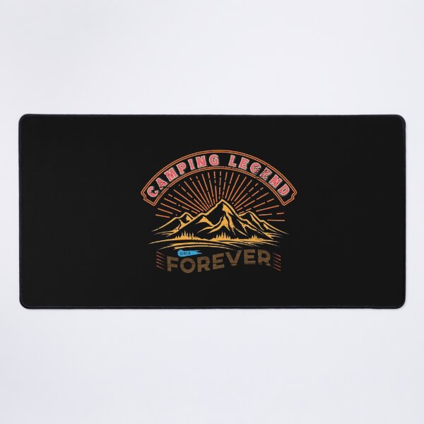 Item preview, Camping legend since forever, camping shirt, camping veteran, retro camping design. designed and sold by wildTrack---.
