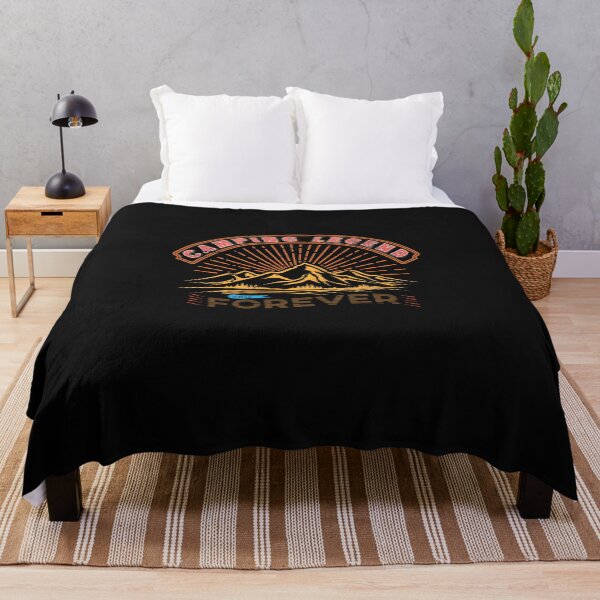 Item preview, Camping legend since forever, camping shirt, camping veteran, retro camping design. designed and sold by wildTrack---.
