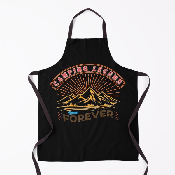 Item preview, Camping legend since forever, camping shirt, camping veteran, retro camping design. designed and sold by wildTrack---.