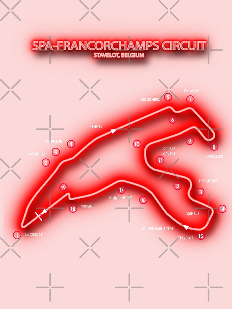 Neon Tracks - Circuit de Spa-Francorchamps - Belgium - Neon Tracks