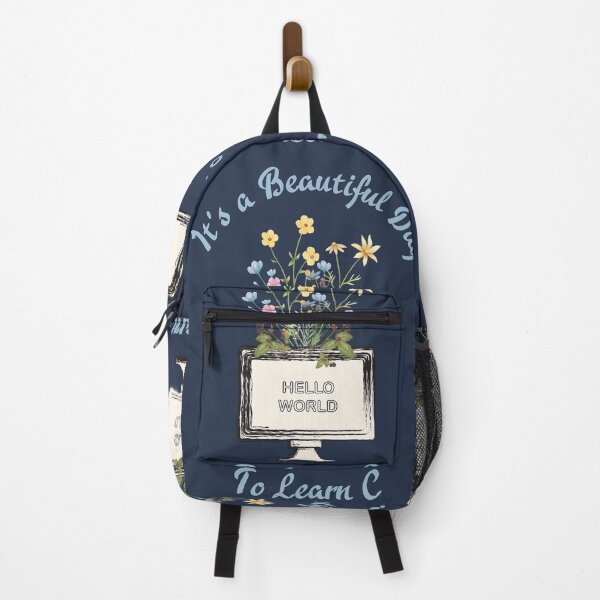 Item preview, back to school C programming quotes for teachers | It's a beautiful day to learn C programming | Good day to learn C programming | C programming quotes for teachers | flowers growing from book designed and sold by Saffire6.