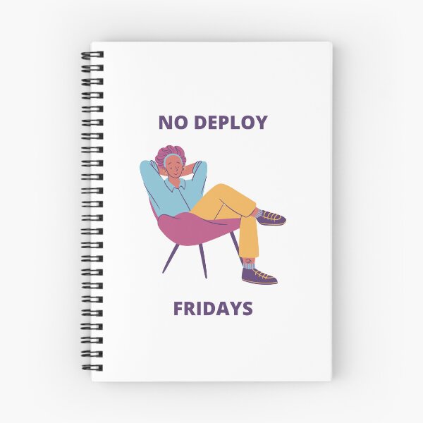 Item preview, No Deploy Fridays Gift for PM Developer Meme Coder Joke  designed and sold by ohsheep.