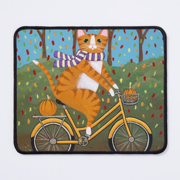 Item preview, Bringing Home the Pumpkins designed and sold by KilkennyCat Art.