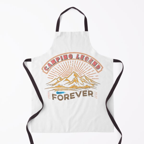 Item preview, Camping legend since forever, camping shirt, camping veteran, retro camping design. designed and sold by wildTrack---.