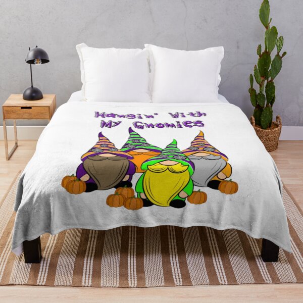 Item preview, Hangin With My Gnomies - Funny Halloween Puns designed and sold by LMoonDesigns.