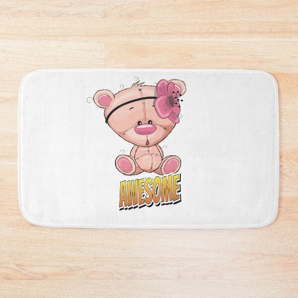 Item preview, Pink Bear Cute Kawaii Cartoon designed and sold by FiveNiches.