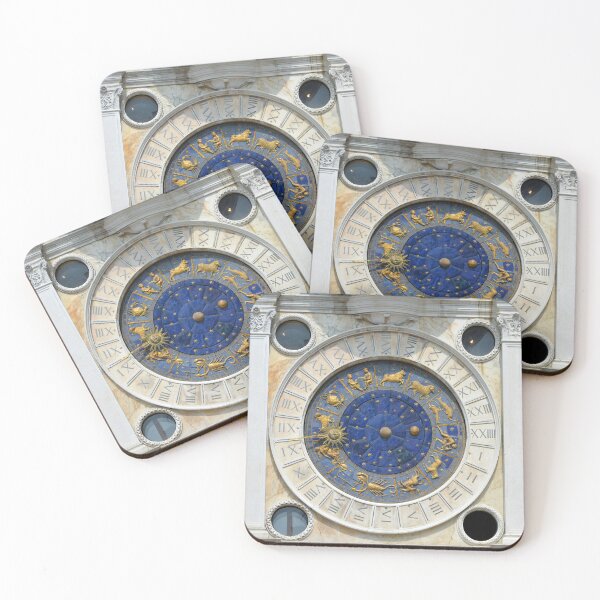 Item preview, Clock with Zodiac cycle from Venice designed and sold by Eclecticist.