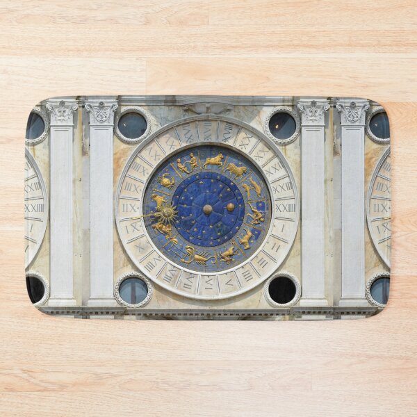 Item preview, Clock with Zodiac cycle from Venice designed and sold by Eclecticist.