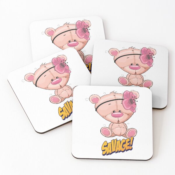 Item preview, Pink Bear Cute Kawaii Cartoon designed and sold by FiveNiches.