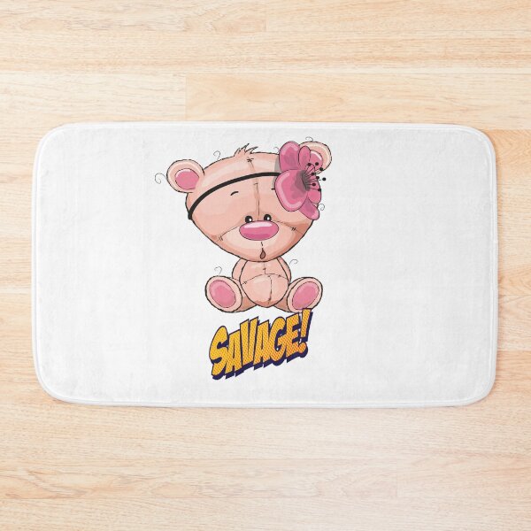 Item preview, Pink Bear Cute Kawaii Cartoon designed and sold by FiveNiches.