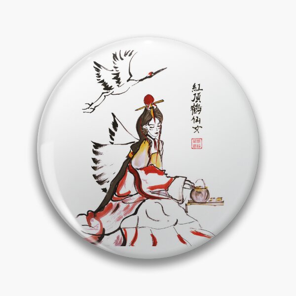 Item preview, Red Crown Crane Goddess designed and sold by joannahliu.
