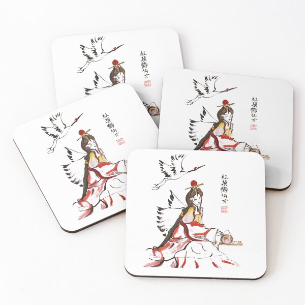 Item preview, Red Crown Crane Goddess designed and sold by joannahliu.