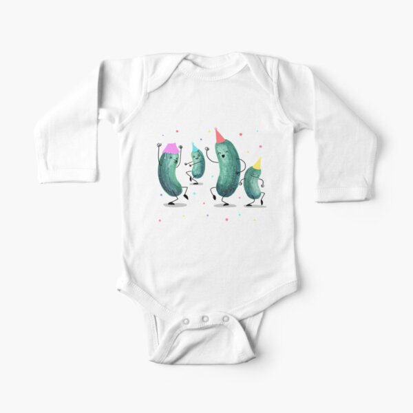 Pickle Party! Long Sleeve Baby One-Piece