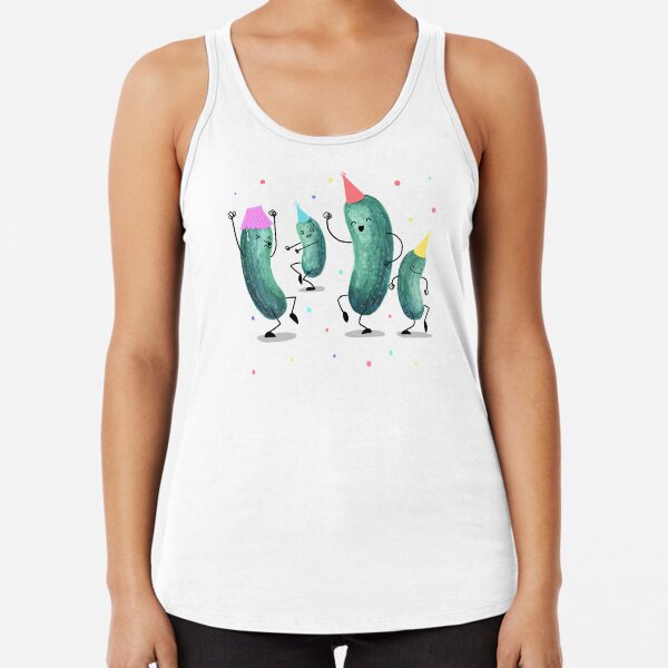 Pickle Party! Racerback Tank Top