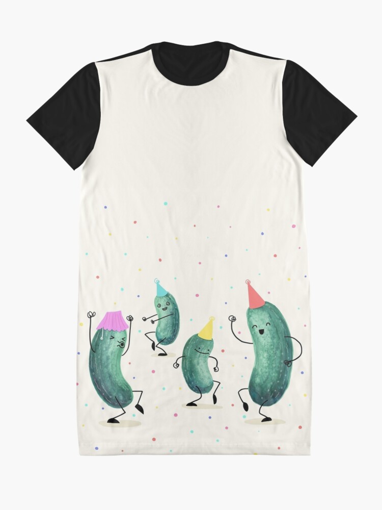 Alternate view of Pickle Party! Graphic T-Shirt Dress