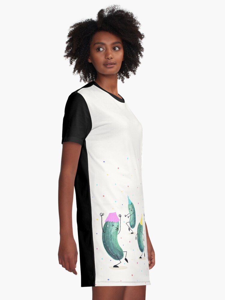 Alternate view of Pickle Party! Graphic T-Shirt Dress