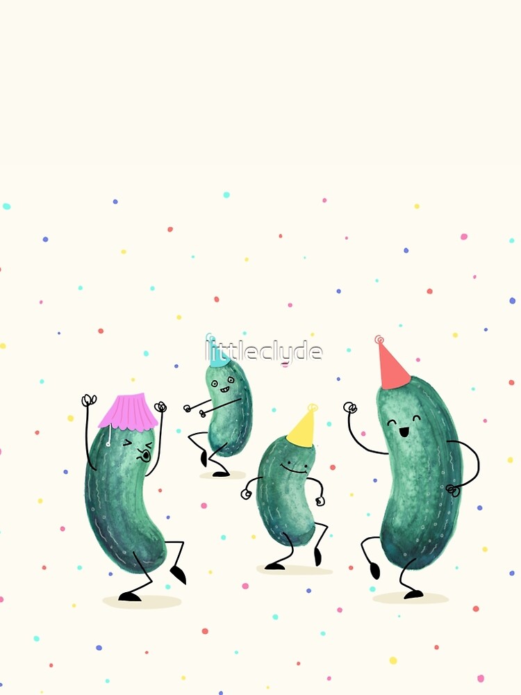 Thumbnail 4 of 4, A-Line Dress, Pickle Party! designed and sold by littleclyde.