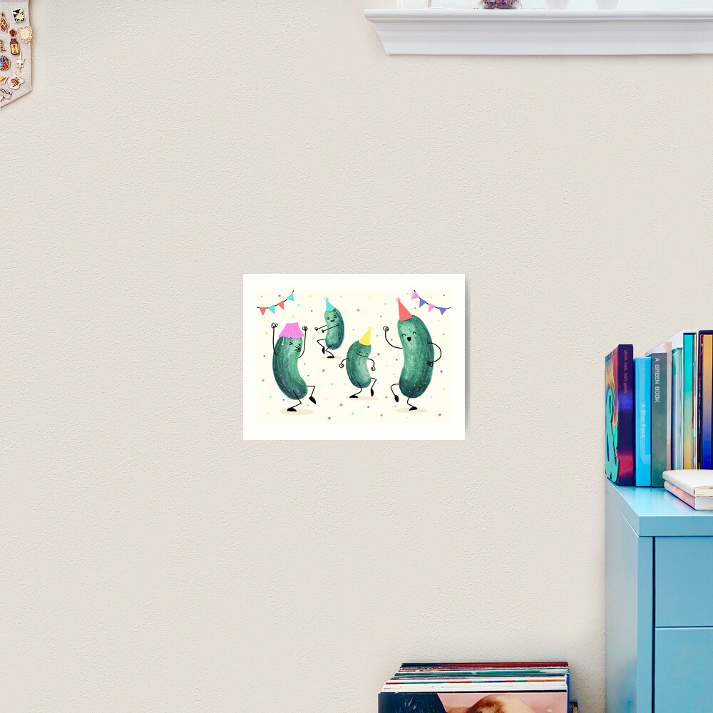 Pickle Party! Art Print