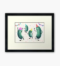 Pickle Party! Framed Print