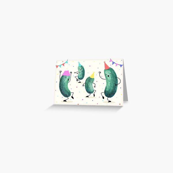 Pickle Party! Greeting Card
