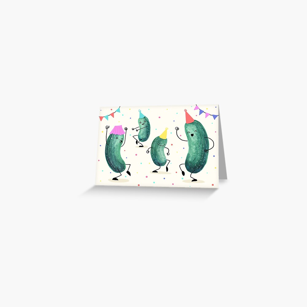 Pickle Party! Greeting Card
