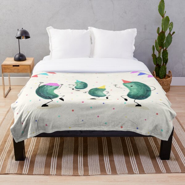 Pickle Party! Throw Blanket