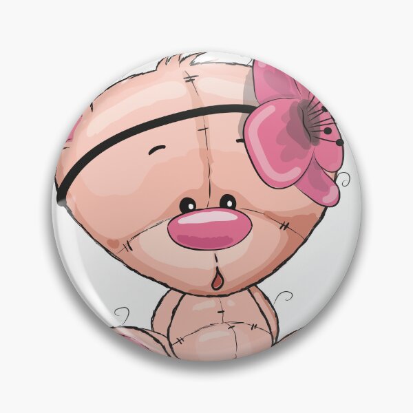 Item preview, Pink Bear Cute Kawaii Cartoon designed and sold by FiveNiches.