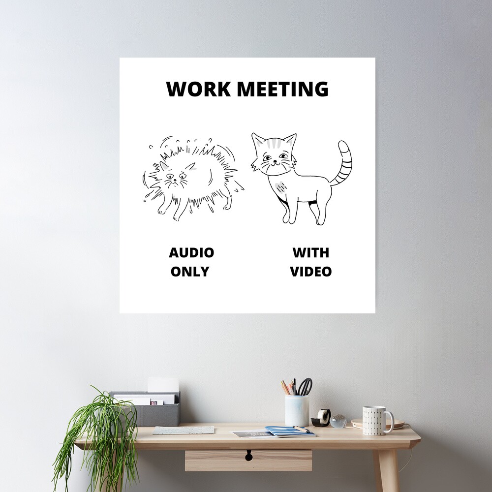 Video Meeting Joke Work from Home Meme Zoom Call