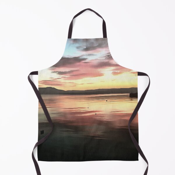 Item preview, Sunset Reflected On Water Koycegiz Lake Painting designed and sold by taiche.