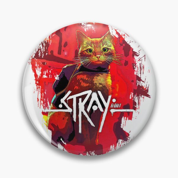 Item preview, stray cat game logo design designed and sold by Color-Lab.