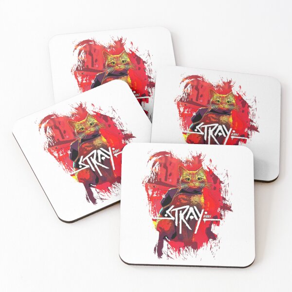 Item preview, stray cat game logo design designed and sold by Color-Lab.