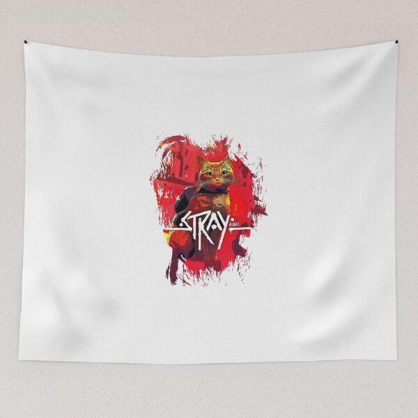 Item preview, stray cat game logo design designed and sold by Color-Lab.