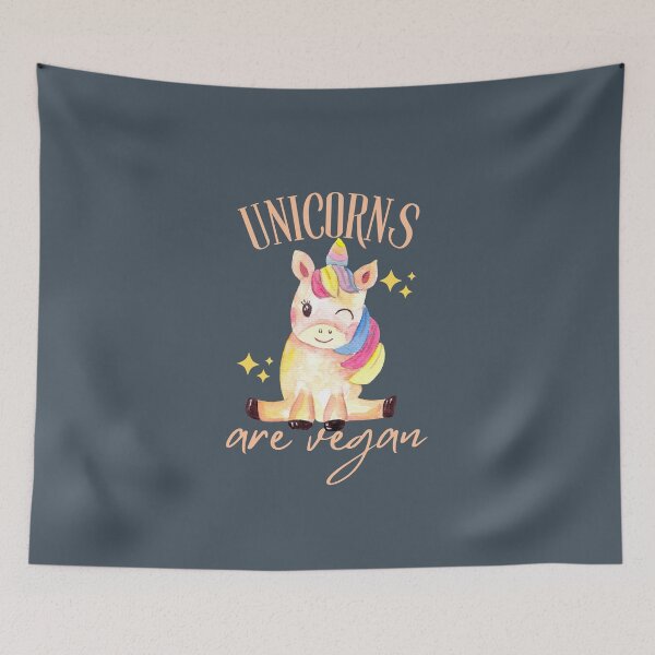 Item preview, Unicorns are Vegan designed and sold by Lauraloris.