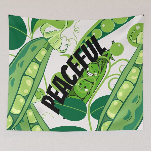 Item preview, peaceful,peas in a pod, pun designed and sold by Sharon111.