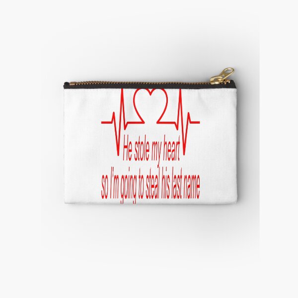 Item preview, '' HE STOLE MY HEART SO I'M GOING TO STEAL HIS LAST NAME '' prewedding t-shirt  designed and sold by Soudesign99.