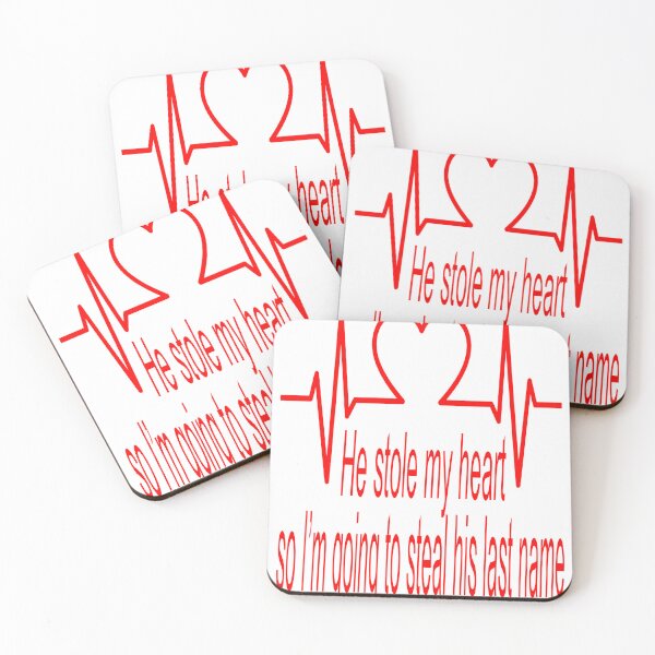 Item preview, '' HE STOLE MY HEART SO I'M GOING TO STEAL HIS LAST NAME '' prewedding t-shirt  designed and sold by Soudesign99.