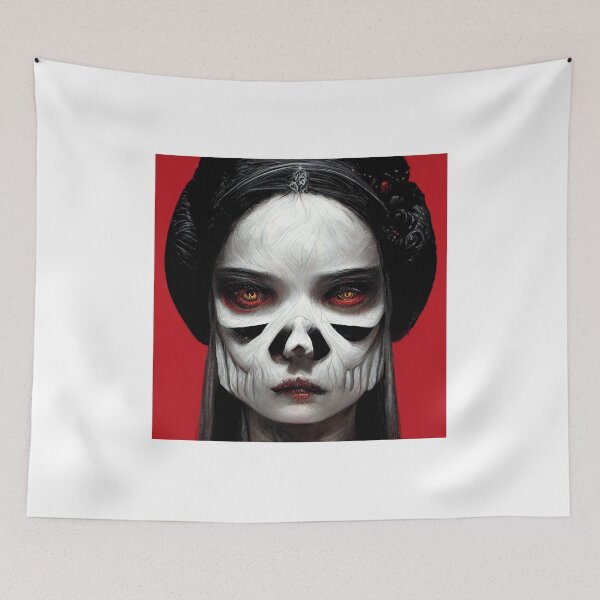 Item preview, Skeleton Girl Face designed and sold by Vimpace.