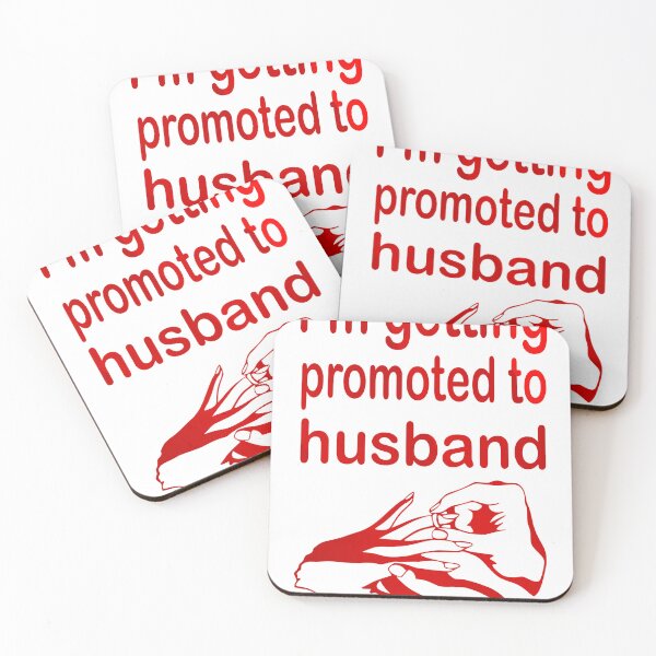 Item preview, '' I'M GETTING PROMETED TO HUSBAND '' prewedding t-shirt  designed and sold by Soudesign99.