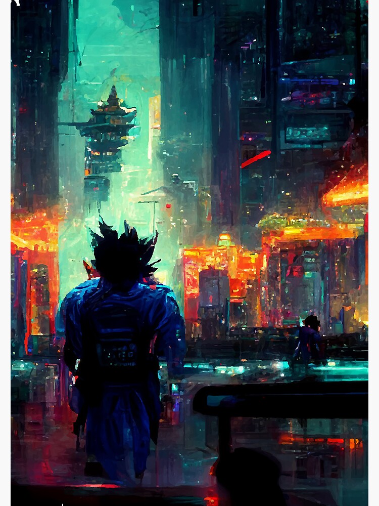 Dragon Ball Goku Cyberpunk Art Wallpapers - Anime Wallpapers 4k