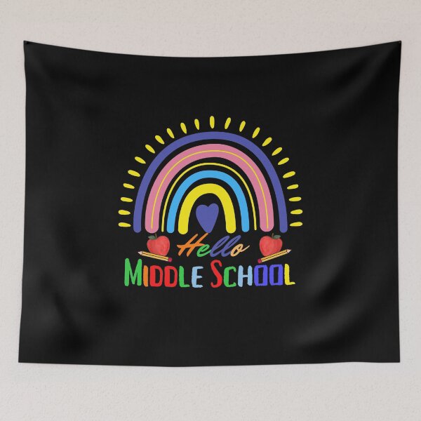 Item preview, Funny hello Middle School back to school  designed and sold by justbejoker.