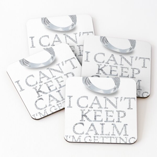 Item preview, '' I CAN'T KEEP CALM I'M GETTING MARRIED '' pre-wedding t-shirt  designed and sold by Soudesign99.