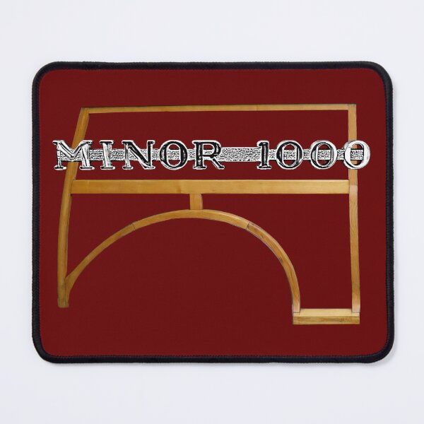 Artikelvorschau, Morris Minor Traveller 1000 britisches Oldtimer-Logo aus Holz entworfen und verkauft von soitwouldseem.