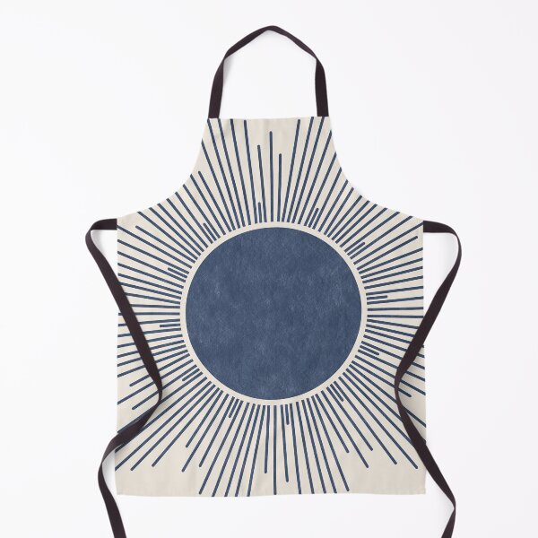 Item preview, Navy blue geometric Sun designed and sold by ArticraftShop.