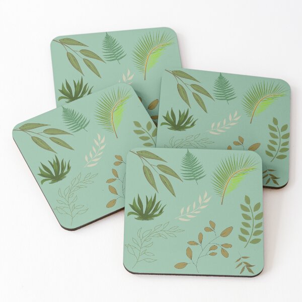 Item preview, Leafy pattern GREEN designed and sold by Anannya  Mondal.