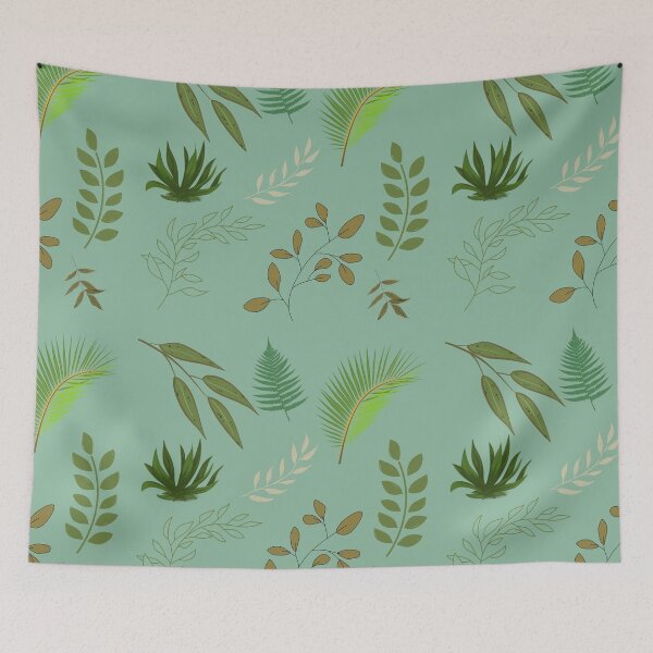 Item preview, Leafy pattern GREEN designed and sold by Anannya  Mondal.