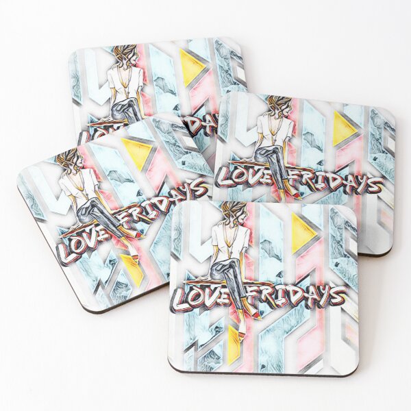 Item preview, Love Friday - retro graffiti art designed and sold by ManiRanganaath.