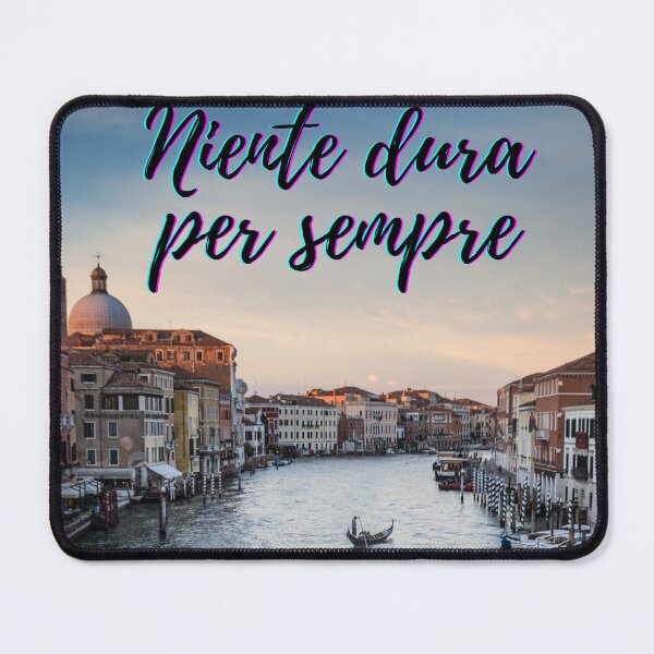 Item preview, Nothing lasts forever - popular Italian quotes theme gifts designed and sold by RebelliousRosee.