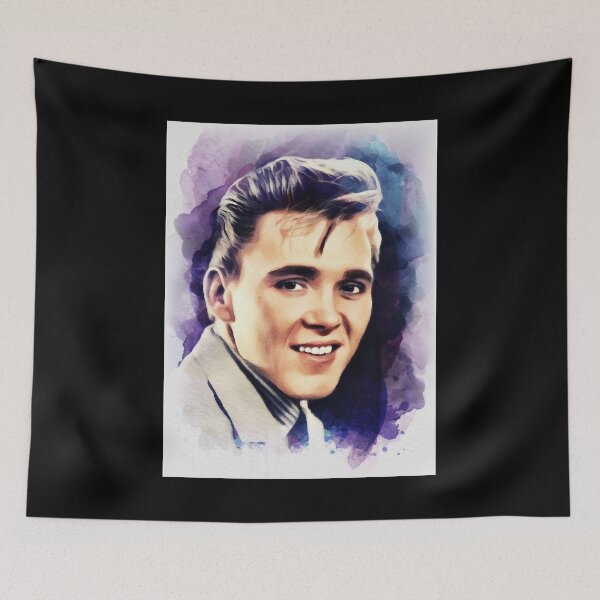 Item preview, Day Gift For Billy Fury Dark Red Music Legend Vintage Photograp designed and sold by FoggphyllisArts.