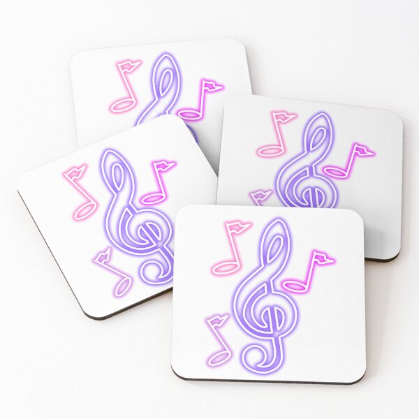 Item preview, Purple Glow Music Notes. Music Lover designed and sold by Rebel-Design.