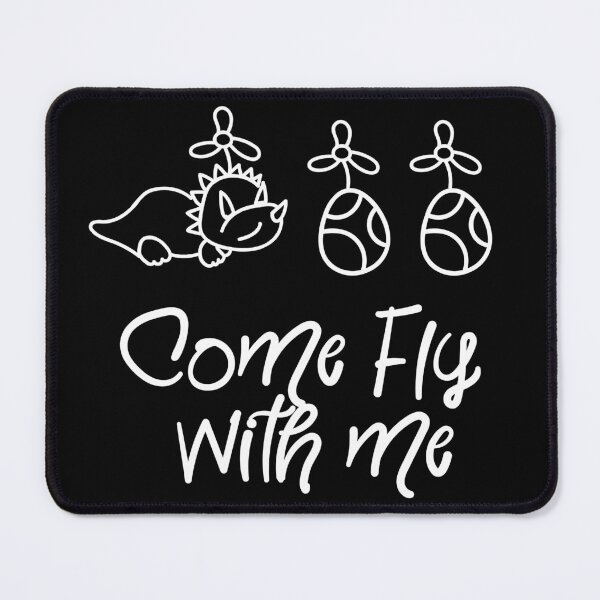 Item preview, Dino Fly Squad Styracosaurus with eggs  - 'Come fly with me' Cute T-shirt design for kids designed and sold by Ridiculam Toga.